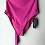 Seafolly NEW  Collective‎ Hot Pink Halter Bandeau One Piece Swimsuit Size 10 Photo 4
