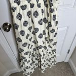 J.Crew white tiered seashell cotton beach maxi dress size 10 vacation summer Photo 12