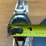 Disney Mickey Mouse Silver Tone Holographic Bracelet Watch From 1990s - Works Photo 5