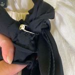 Ann Taylor Beige Sleeveless Top w/ Black Bow Size Small New Photo 2