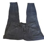 J Brand Black Design Jeans Gold Detail Women’s Size 25 Distressed Chrome Pants! Photo 1