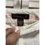 Tommy Bahama  (18‎ Golf) Cream Capris Cuffed Sz 4 Low Rise Pockets Zip Soft Photo 2