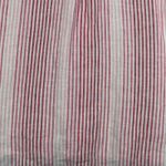 Chico's  Linen Stripe‎ Button Front Shirt Womens Size 12/14 Pink White Coastal Photo 4