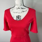 Yigal Azrouel red short knit body con mini dress‎ size medium Photo 3
