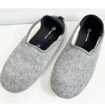 Mahabis Womens Classic Wool Slippers Gray Black Comfort Shoes 39 US 8 Photo 0