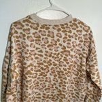 Aerie Oversized Desert Leopard Print Sweatshirt Photo 9