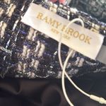 Ramy Brook  Belted Tweed Mini Skirt Black Combo NWT 10 Photo 5