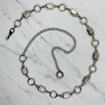 Rhinestone Silver Tone Chain Link Belt Small/Medium (S/M) ✨ Photo 1