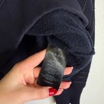 Sandro  Embellished Sleeves Navy Crewneck Photo 4