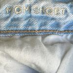 American Eagle  Outfitters Blue Jean Mom Shorts High-Waisted Distressed Photo 4