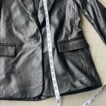 The Drop Women’s Black Anouk Faux Leather Blazer NEW Sz XXS Photo 6
