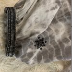 ZARA  Puff Sleeve Tie Dye Embroidered & Embellished Blouse sz sm NWOT bust 23” fl Photo 7