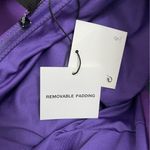 ZARA NWT  Purple Corset Top Strapless One Piece Swimsuit Blogger Favorite Size XL Photo 9