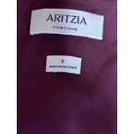 Aritzia Contour Womens Purple Stretch Scoop Neck Long Sleeve Tee T-shirt Top S Photo 2