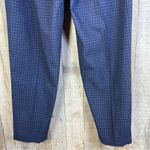 Lee Vintage Y2K Relaxed Fit No Stretch Khaki Plaid Pants Blue & Tan Plaid Print Photo 5