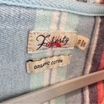 Faherty Organic Cotton Baja Hoodie Poncho Sierra Paradise Small Blue Photo 3