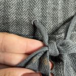 Talbots  Herringbone Luxe Ankle Zip Jogger Pant Gray Size Medium Petite Photo 8