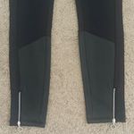 ALLSAINTS NWOT All Saints Terro Paneled Black Leggings with Zippers, Elastic Waist Photo 5