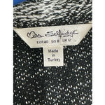 Woman’s Size 8 Black White Jacket Front Rhinestone Accents Photo 3