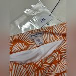 Tommy Bahama  Golf Tennis Pickleball Size Medium Skort Skirt Shorts Orange White Photo 4