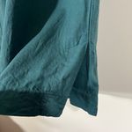 Athleta Playa Linen Wide Leg Crop Pants in Turquoise Size 2 Photo 4