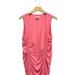 Athleta Ruched Side Fitted Stella Tank Dress In Coral Pink size Medium Photo 4