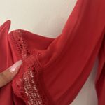 Forever 21 Coral Pink Ruffled Long Sleeve Body Suit Size 2X Photo 7