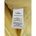 Lulus Summer Invite Tie Strap Smocked Midi Dress Butter Yellow Size XS Photo 11