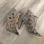 Joie  Cayla Cutout Bootie Studded Caged Heels 36 Photo 1