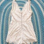 Saylor Juliet Romantic White Floral Lace Romper Photo 7