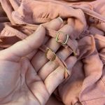 J.Crew NWT Tiered‎ Ruffle Knit Keyhole Maxi Dress Size XS Weathered Rose Pink Photo 5