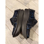 Alegria Deliah Moody Blues Shoes 37 clogs 7 7.5 Patent Slip On Mules DEL-7506 Photo 4