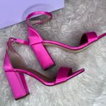 Madden Girl  pink satin holidays party shoes size 6 Photo 0