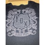 Fox Racing Pullover Womans L large Black Sheer‎ Long Sleeve Tight V Neck Photo 1