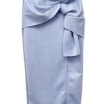 ASOS Lavender Peri Pencil Skirt With Dramatic Bow Tailored Scuba Knit Size 0 XS Photo 0