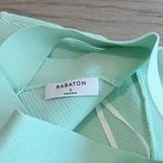 Babaton  Aritzia Sculpt Knit Criss Cross Cropped Tank Small Light Green Mint Photo 3