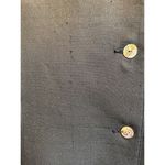 Vintage Tom and Linda Platt Luxury Fashion Lable, Black Button Dress, Flare Hem Photo 6