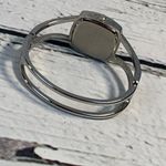 Rumours Silver Tone Bangle Watch Square Face Japanese Movement Quartz Timepiece Photo 2