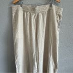 Old Navy  Wide Leg Linen Blend‎ Pants NWT High Rise Photo 3