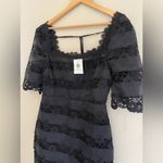 Just Me Black Lace Bohemian Dress Size M NWT Photo 1
