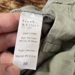 Frank & Eileen  Jameson Jogger Pants Size 10 Sage Green Italian Performance Linen Photo 3