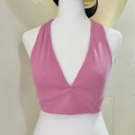 Shop Priceless Pink Tie-Back Crop Top Photo 0