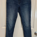 EXPRESS  High Rise Legging Jeans Stretch Denim Perfect Wash‎ Size 4 Short Photo 0