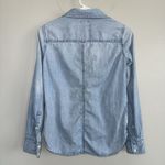 J Crew 100% Cotton Long Sleeve Button Up Shirt Womans Size 0 XS Light Blue Photo 1