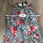 ASOS  Purple Pink Green Floral Print Sleeveless Sheath Midi Dress Size‎ 14 Photo 7