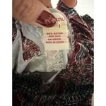 Sundance  Velvet La Donna Maxi Dress Boho Long Sleeve Printed Artsy Style Sz 4 Photo 6