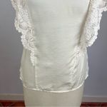 Anthropologie  Dolan Cream Crochet Blouse Photo 5