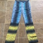 Peter Pilotto Abstract Print Blue Yellow Trousers Sz 4 Photo 0