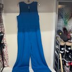 Serra  Vibrant Blue Sleeveless Jumpsuit Photo 7