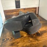 Madden Girl ‎ Stealtth Black Heeled Boots Size 9 Photo 10